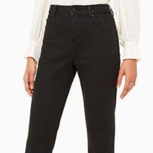 Katespade raw hem straight leg jeans